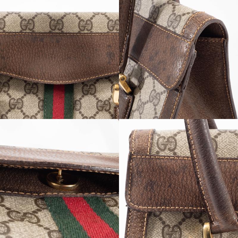 GUCCI（グッチ） バッグ 緑 赤 中古 トート レディース オールドグッチ 