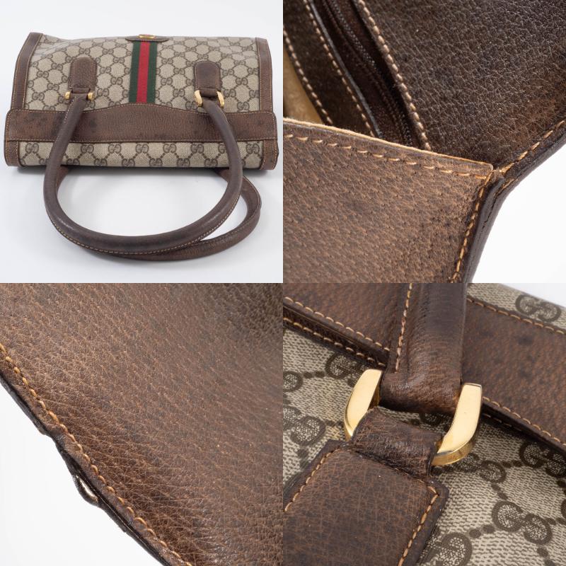 GUCCI（グッチ） バッグ 緑 赤 中古 トート レディース オールドグッチ 