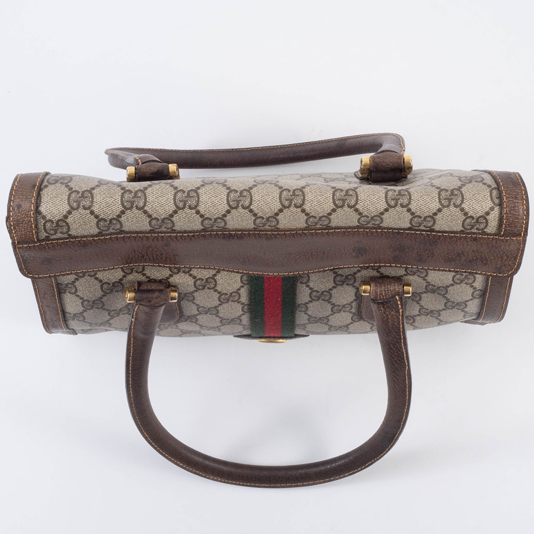 GUCCI（グッチ） バッグ 緑 赤 中古 トート レディース オールドグッチ