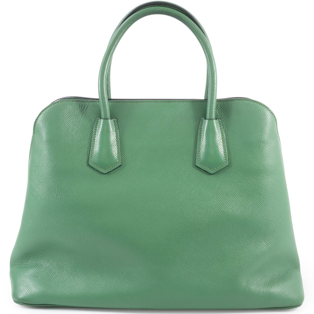 Prada ガレリア サフィアーノレザーバッグ | グリーン | FARFETCH JP
