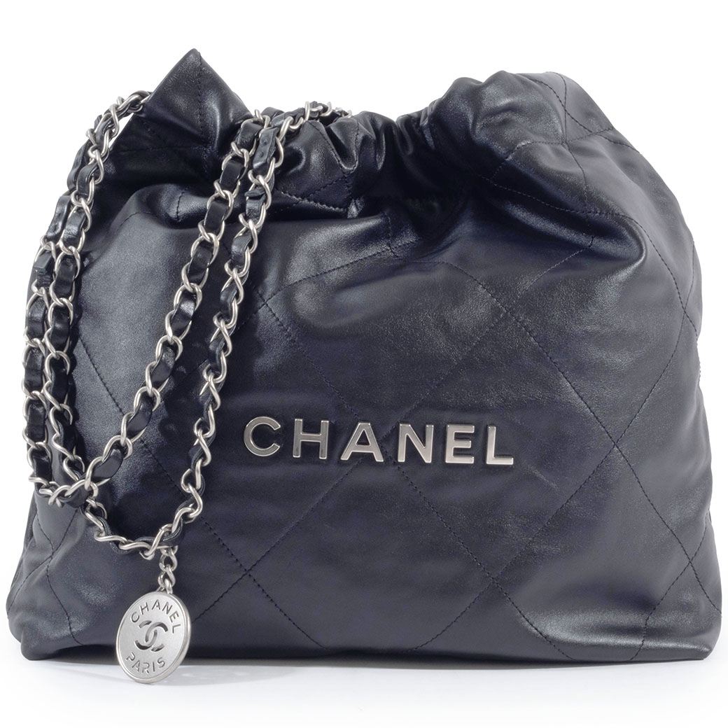 CHANEL(シャネル) ショルダーバッグ美品  CHANEL 22 スモール ハンドバッグ AS3260 黒 チェーンショルダー/ゴールド金具 CHANEL（シャネル） CHANEL 22 スモール ハンドバッグ チェーン