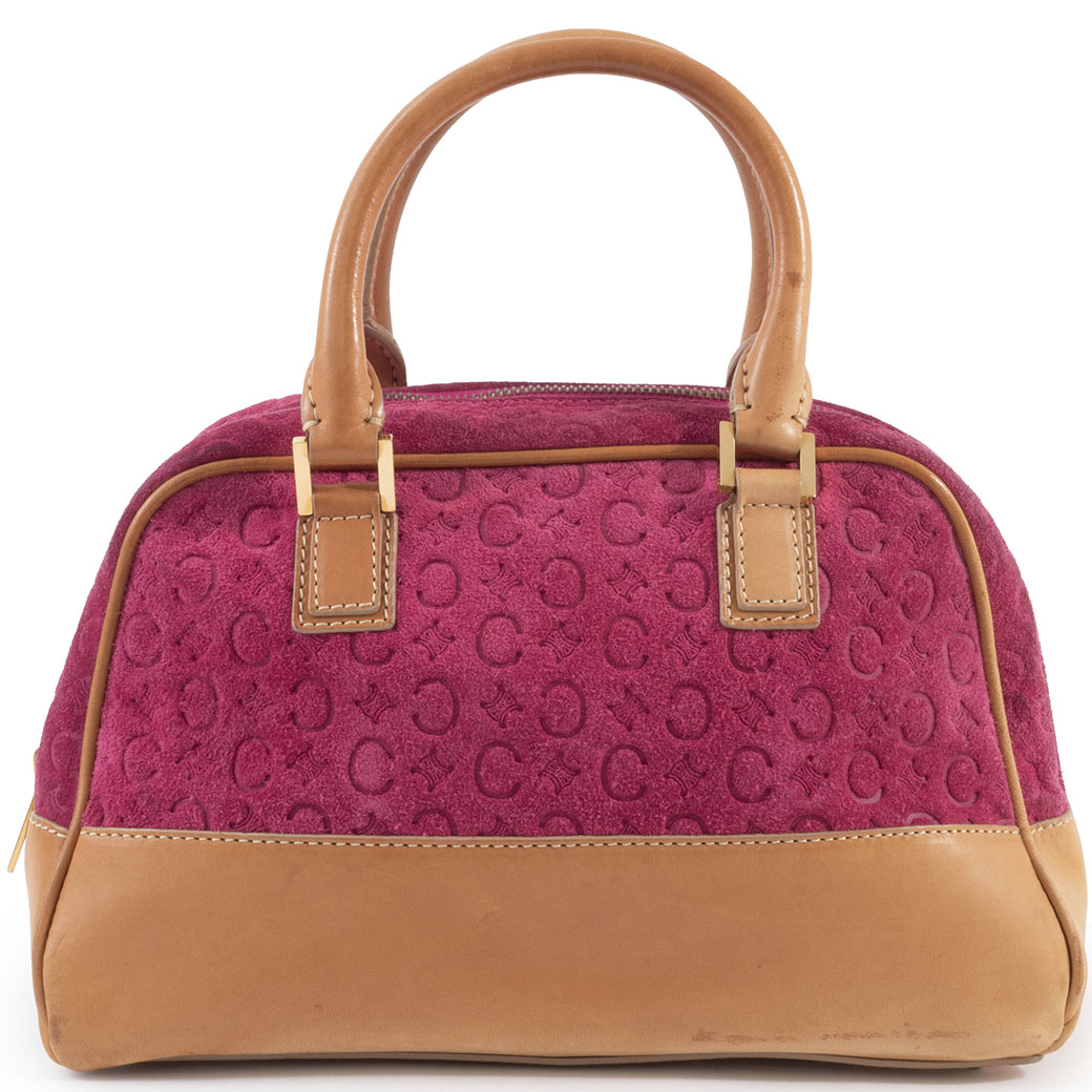 美品　セリーヌ　スェードバッグ CELINE（セリーヌ） バッグ 中古 トートバッグ Cマカダム スエード