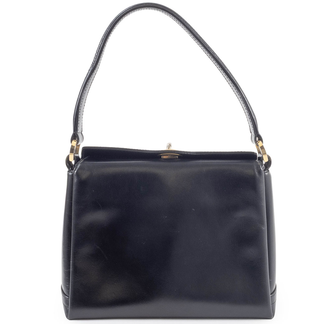 オールドグッチ  ショルダー GUCCI◇オールドグッチ/ショルダーバッグ/キャンバス/レザー/NVY/GG