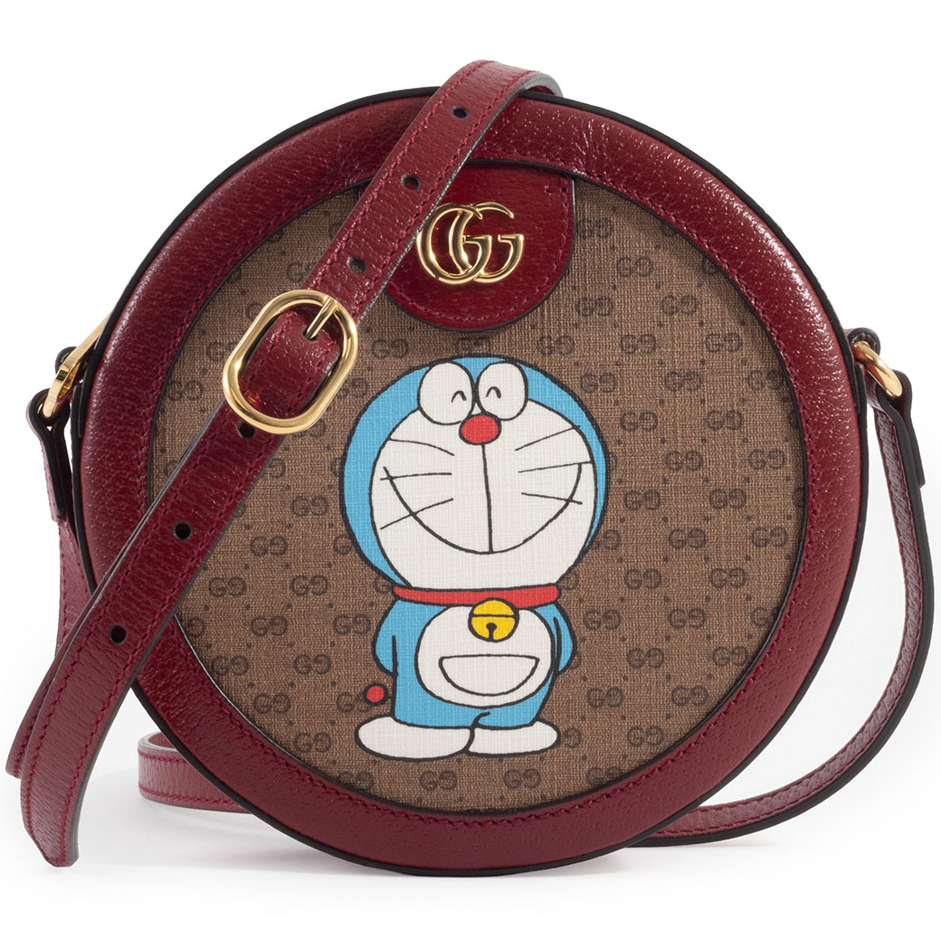 GG グッチ バッグ ショルダー レディース 中古 ドラえもん GG