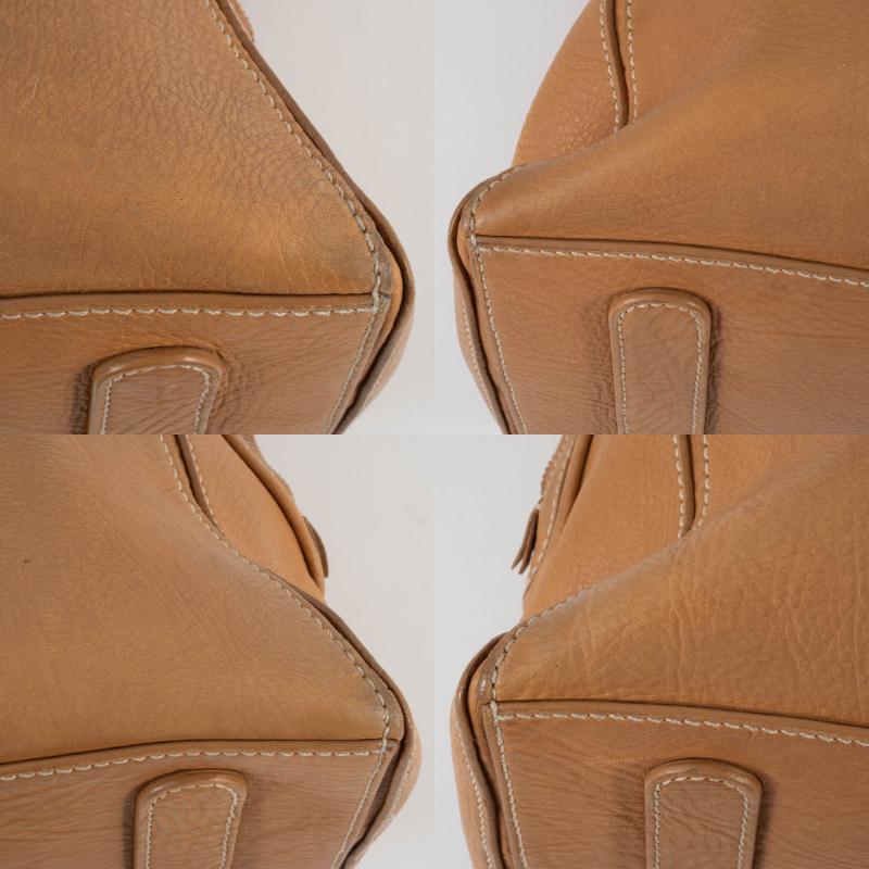 本物 セリーヌ CELINE レザー ショルダーバッグ トートバッグ ベージュ バッグ 中古 中古】 セリーヌ CELINE ショルダーバッグ トートバッグ レザー