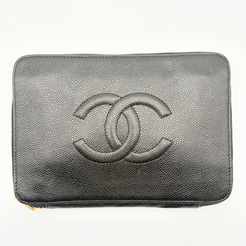 CHANEL（シャネル） バッグ キャビアスキン ココマーク ポーチ