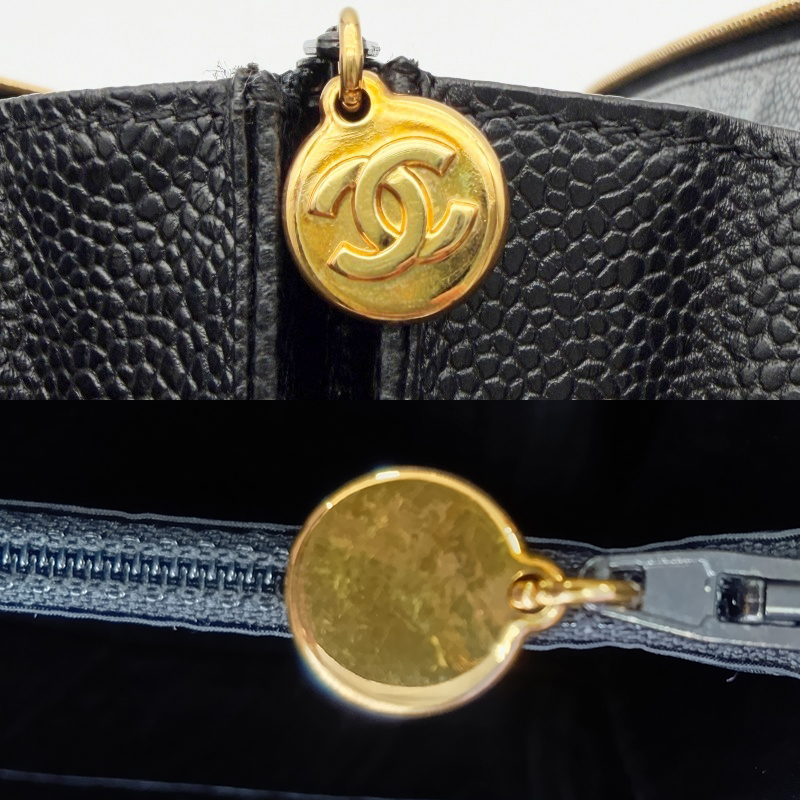 CHANEL（シャネル） バッグ キャビアスキン ココマーク ポーチ