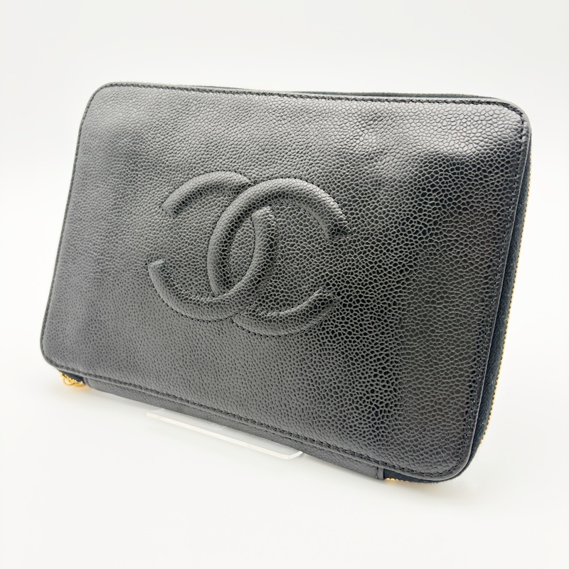 CHANEL（シャネル） バッグ キャビアスキン ココマーク ポーチ
