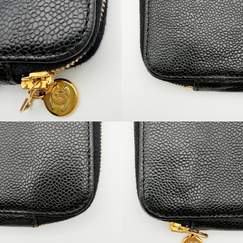CHANEL（シャネル） バッグ キャビアスキン ココマーク ポーチ