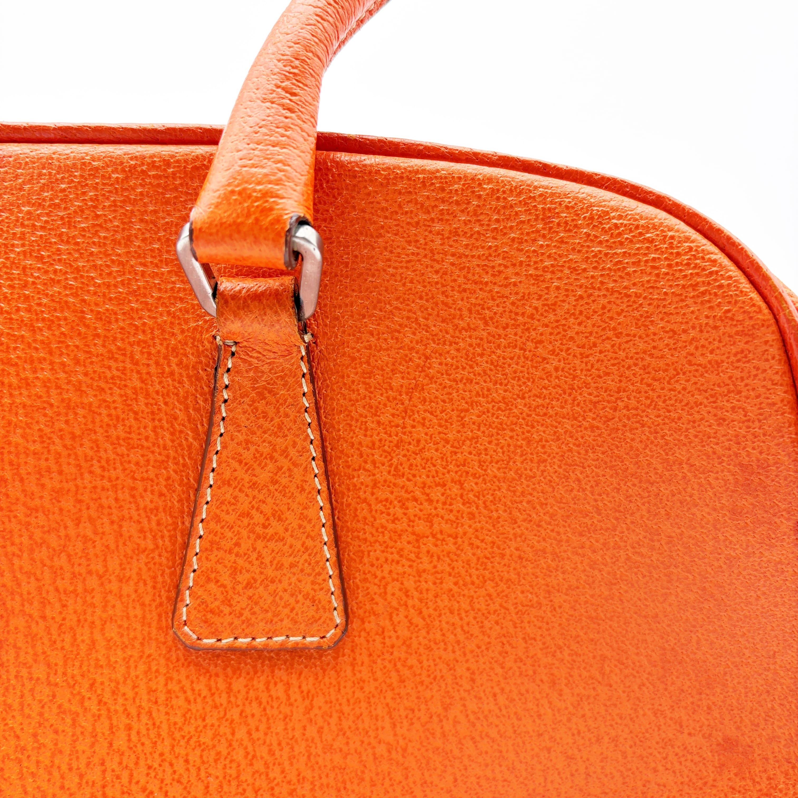 PRADA（プラダ） ボストンバッグ レザー オレンジ レディース