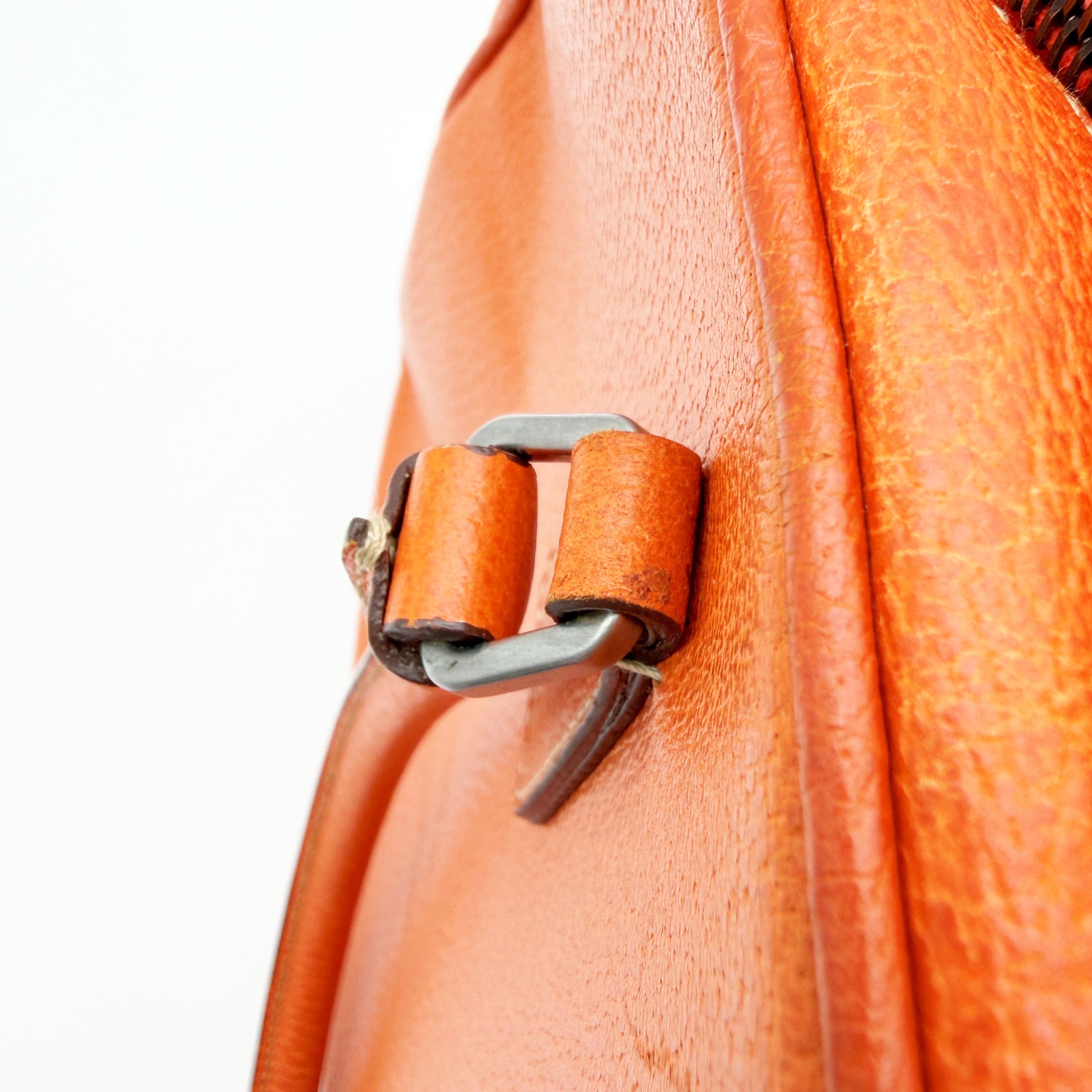 PRADA（プラダ） ボストンバッグ レザー オレンジ レディース