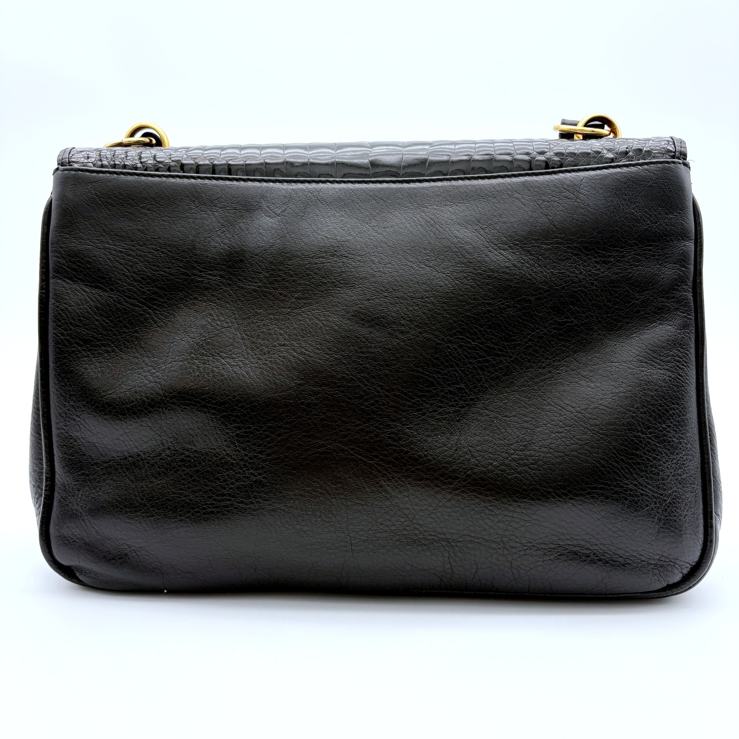 BALLY 名刺入れ トランク クロコ型押し 中古品