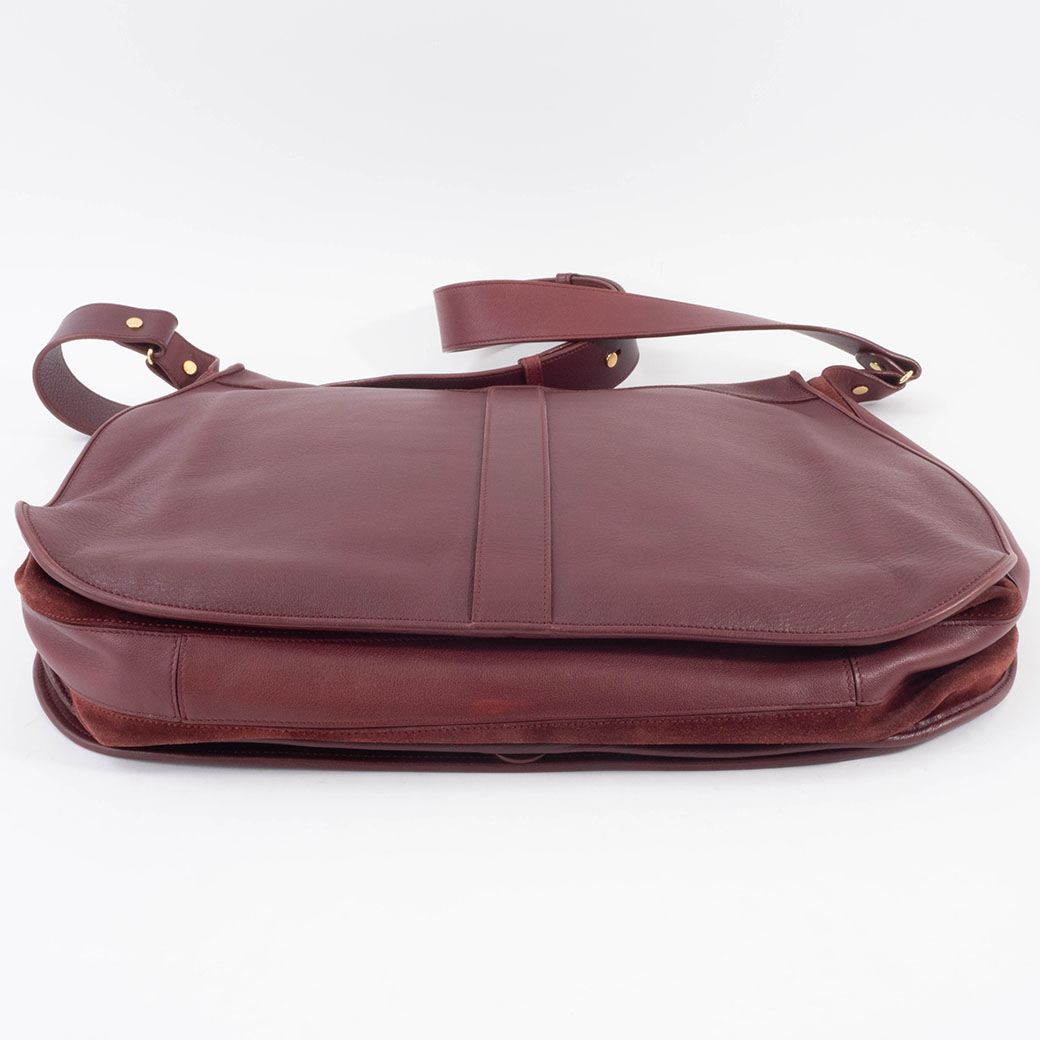 CARTIER カルティエ マストライン ショルダーバッグ レザー ボルドー レディース /253579【中古】 Cartier - カルティエ CARTIER マストライン ショルダーバッグ バッグ