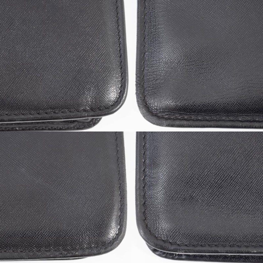 【美品】プラダ ビジネスバッグ ブリーフケース レザー 金具 ロゴ A4収納 PRADA（プラダ） Briefcase ブリーフケース ビジネスバッグ 鞄 A4対応
