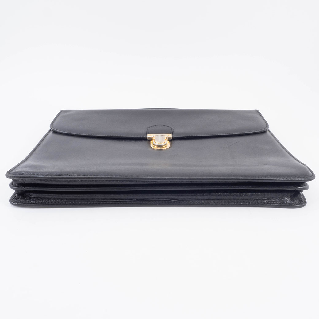 PRADA（プラダ） バッグ 中古 メンズ ビジネスバッグ レザー ブラック