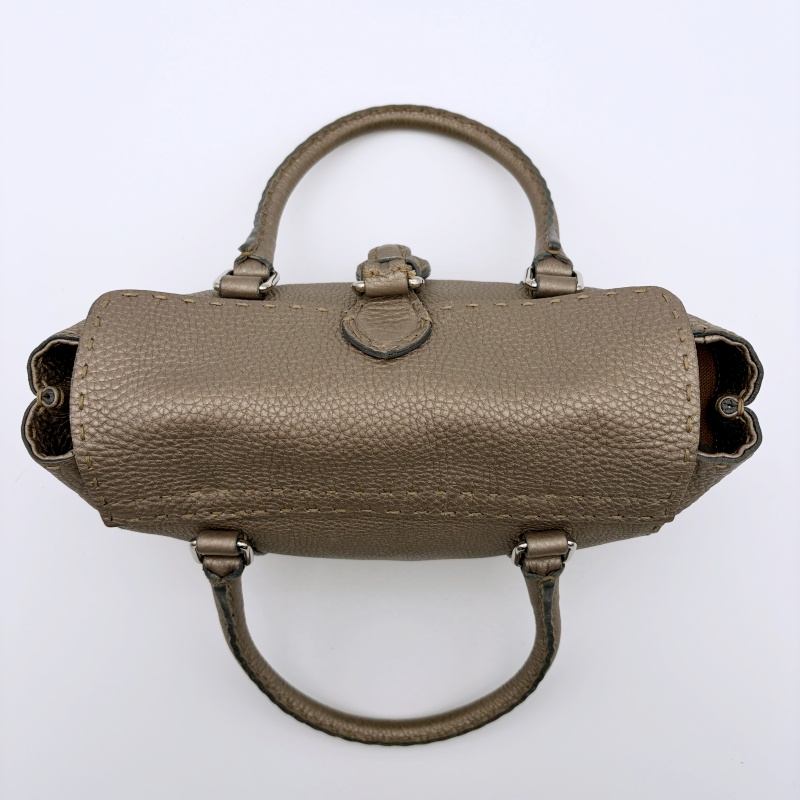 貴行様FENDI フェンディ　ハンドバッグ　セレリア　ミニリンダ　ダークブラウン 2300044427121_1_600x600_crop_c