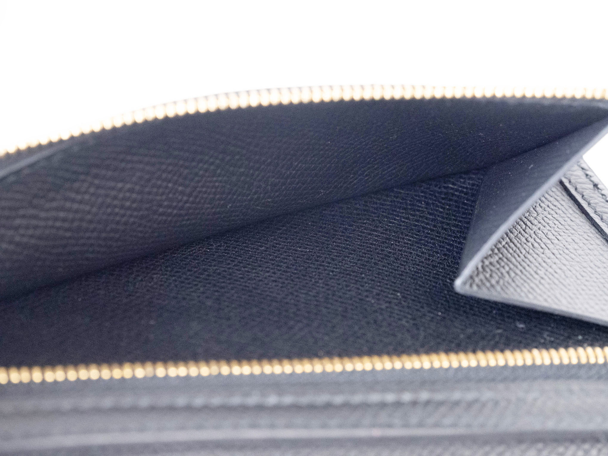 エルメス HERMES 財布 ベアンスフレ 二つ折り ブラック 黒 エプソン A刻印 中古 ゴールド金具の画像