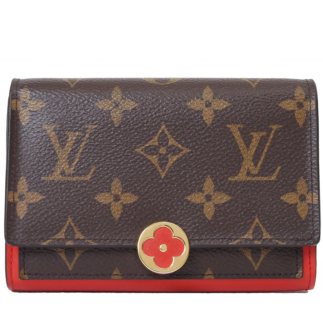 LOUIS VUITTON モノグラム ポルトフォイユ フロール　二つ折り　財布 フロール ルイヴィトン LOUIS VUITTON 財布 二つ折 モノグラム 中古