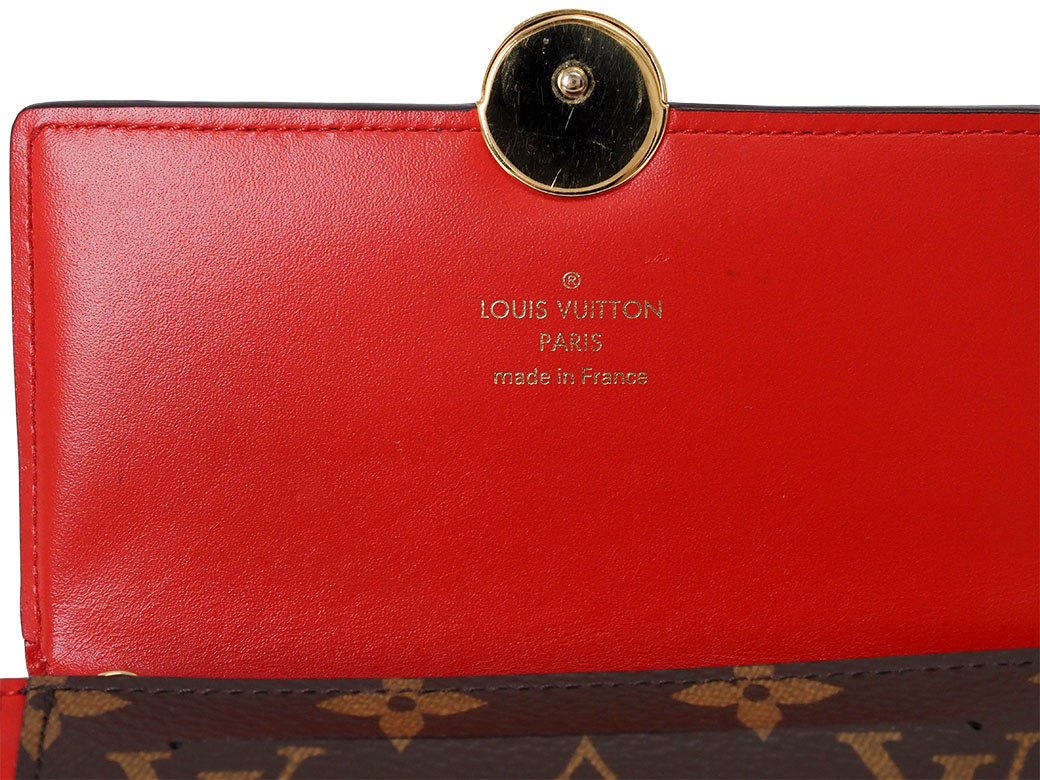 フロール ルイヴィトン LOUIS VUITTON 財布 二つ折 モノグラム 中古