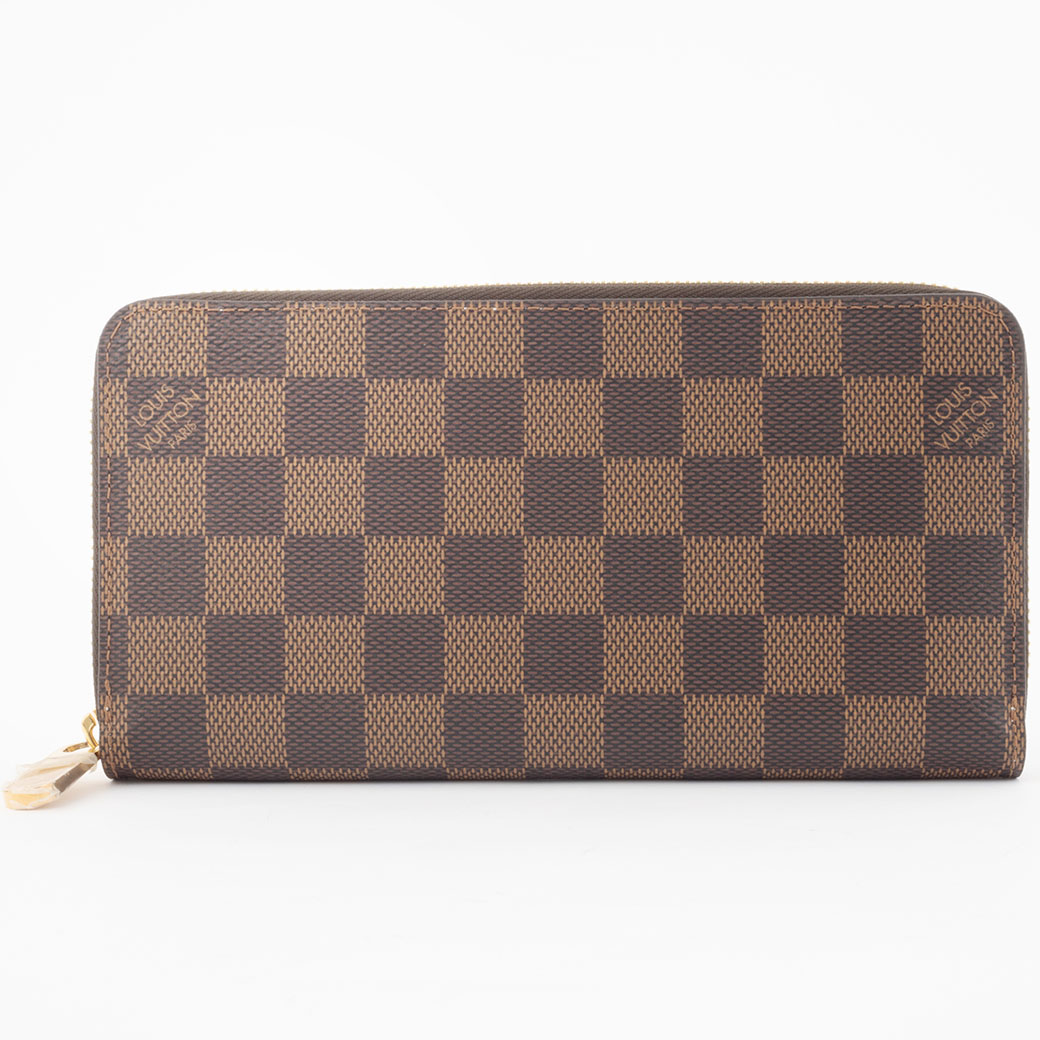 【LOUIS VUITTON】ルイヴィトン ジッピーウォレット ダミエエベヌ ローズバレリーヌ N60046 GI2118/ok04387ng LOUIS VUITTON（ルイ・ヴィトン） ルイ ヴィトン 財布 ジッピー