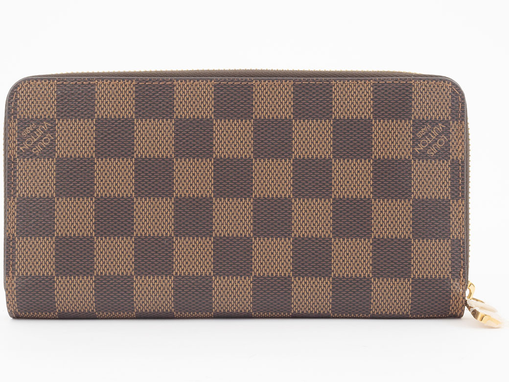 ルイヴィトン【最高級美品】ダミエ エベヌ ジッピーパース ブラウン LOUIS VUITTON（ルイ・ヴィトン） ルイ ヴィトン 財布 ジッピー