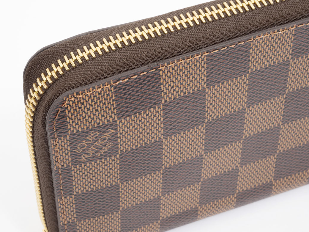 ルイヴィトン N60046 長財布 ブラウン  LOUIS VUITTON ジッピーウォレット ダミエ ルイヴィトン LOUIS VUITTON 長財布 レディース ダミエ ブラウン