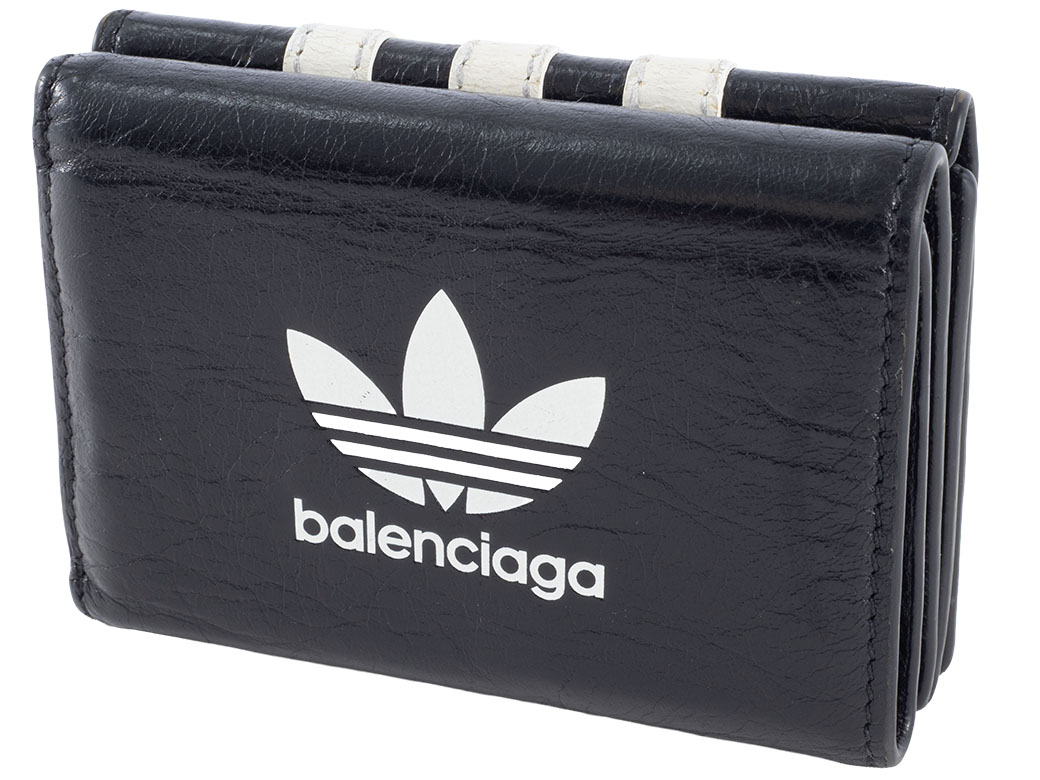 バレンシアガ アディダスコラボ 三つ折り財布 721893 即発！ BALENCIAGA×ADIDAS 限定コラボ 財布 (BALENCIAGA
