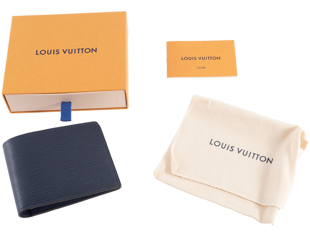 極美品✨ルイヴィトン　ポルトフォイユ　ミュルティプル　エピ　エクリプス　ブルー LOUIS VUITTON ルイ・ヴィトン ポルトフォイユ・ミュルティプル