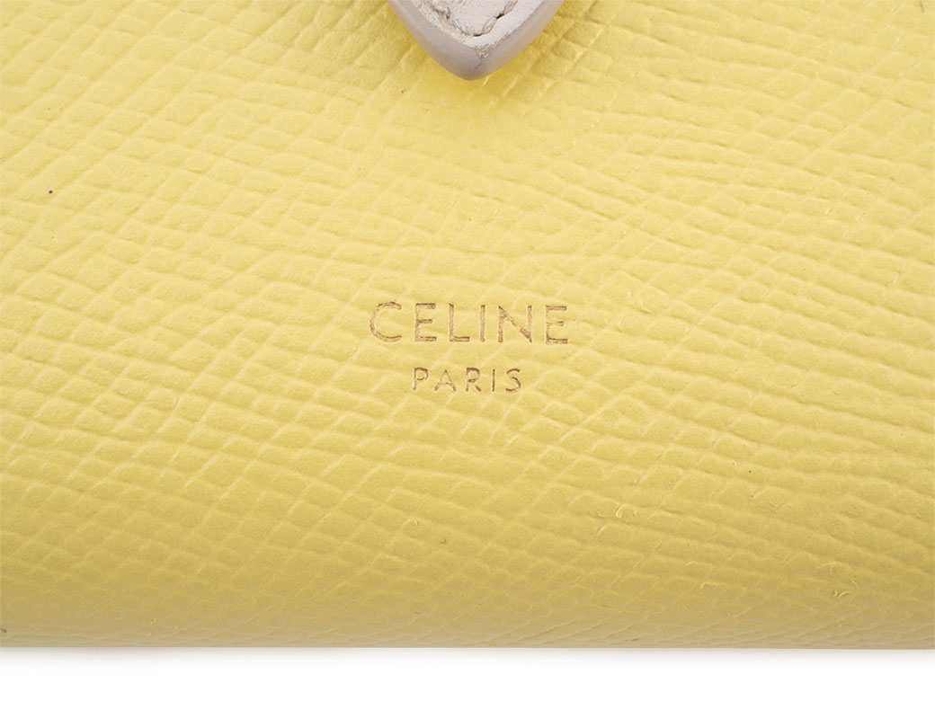 新品訳あり】CELINE イエロー 二つ折り財布 セリーヌ 財布 二つ折り