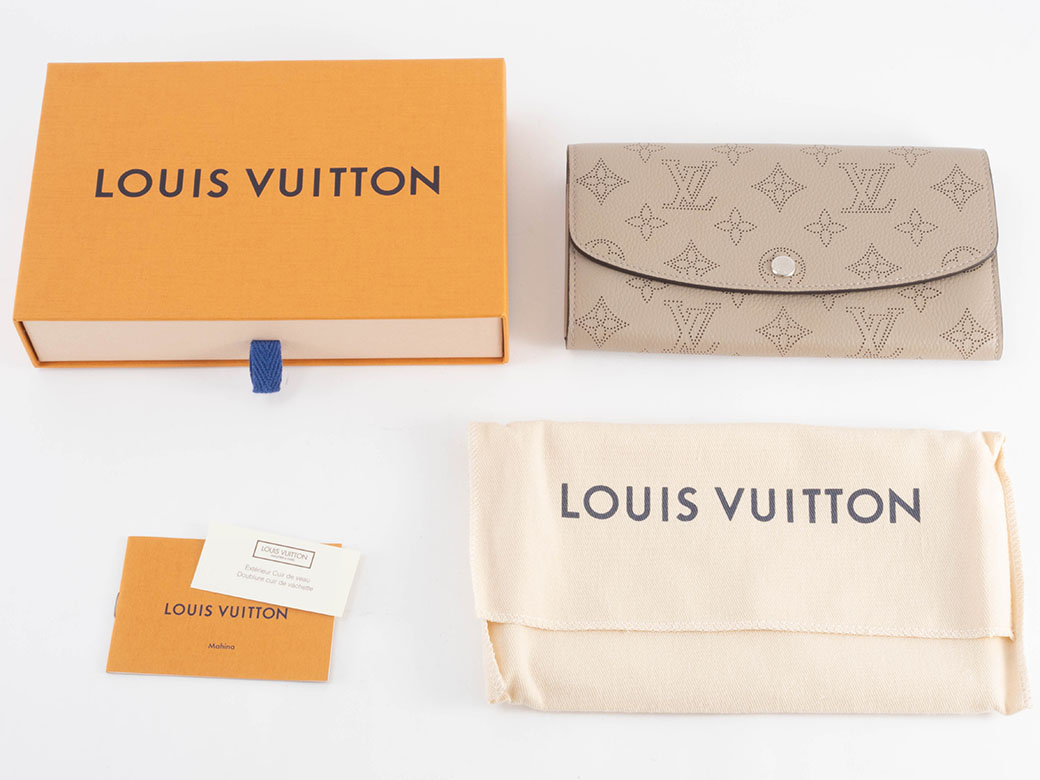 LOUIS VUITTON（ルイ・ヴィトン）　ポルトフォイユ　イリス　M60144　長財布　ホワイト LOUIS VUITTON（ルイ・ヴィトン） マヒナ ポルトフォイユ イリス 長