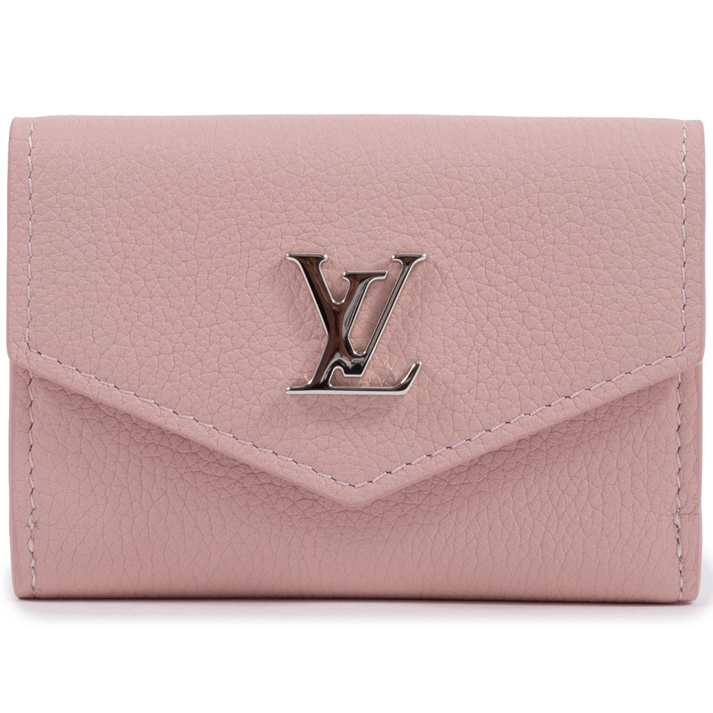 ルイヴィトン M67859 ポルトフォイユ ロックミニ 三つ折り財布 ピンク LOUIS VUITTON（ルイ・ヴィトン） ルイ ヴィトン 財布 三つ折り 中古