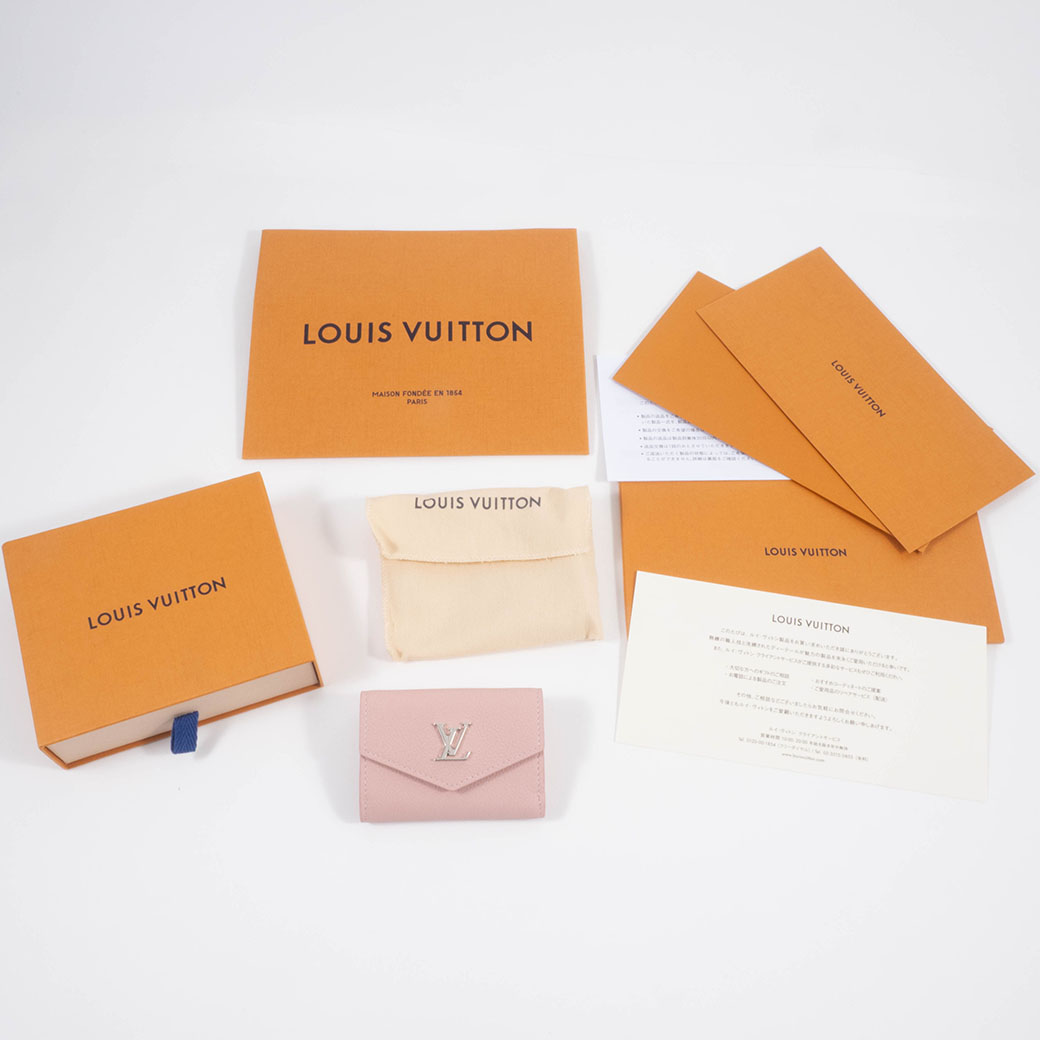 ルイ・ヴィトン ポルト フォイユ ロック ミニ レディース 【中古】 ルイヴィトンポルトフォイユ ロックミニ グレージュ レディース カーフ