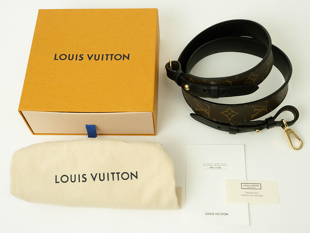 LOUIS VUITTON 幅3cm ショルダーストラップ J02331 ルイヴィトン J02331 モノグラム ストラップ 幅3cm ショルダー