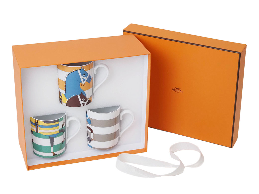 HERMES(エルメス) ロカバール マグカップ 3点セット 食器 HERMES(エルメス) ロカバール マグカップ 3点セット 食器