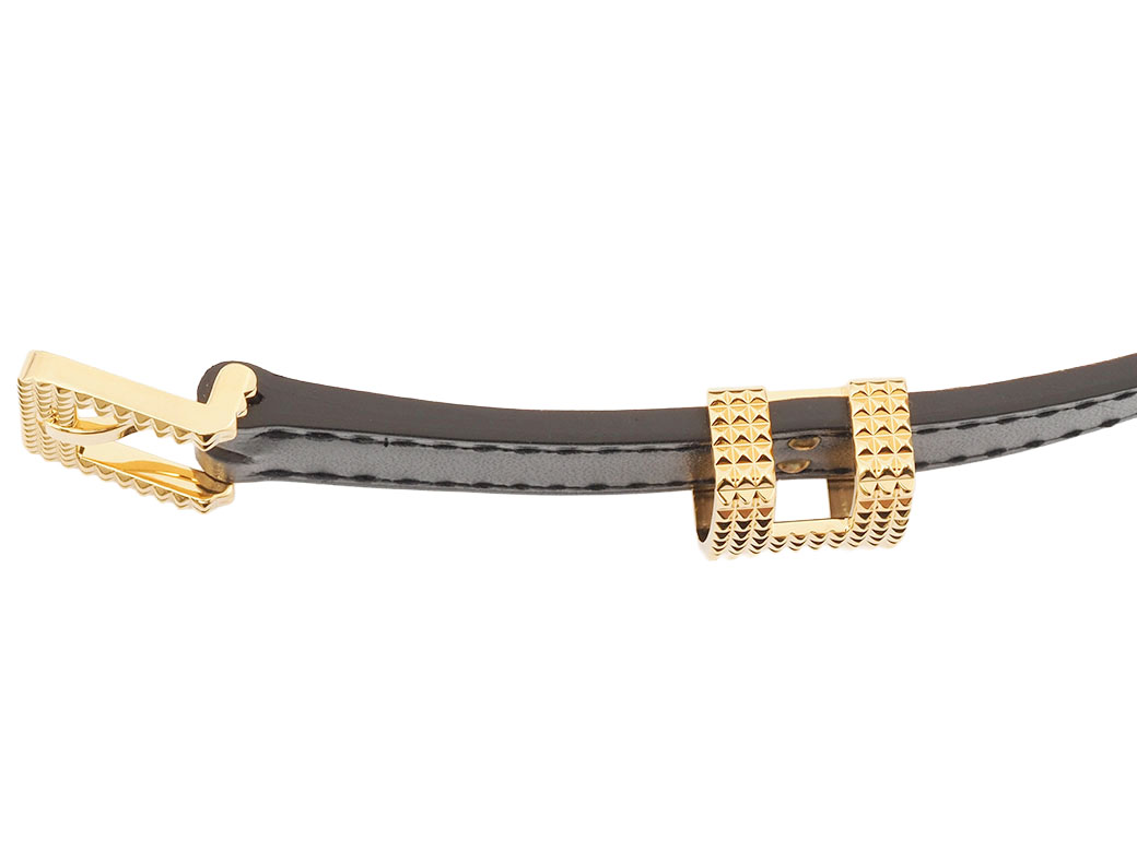 【極美品】正規品 HERMES エルメス ポップH 15 ベルト ブラック 黒 エルメス ポップH ギヨシエ 15 ベルト ブラックxゴールド金具