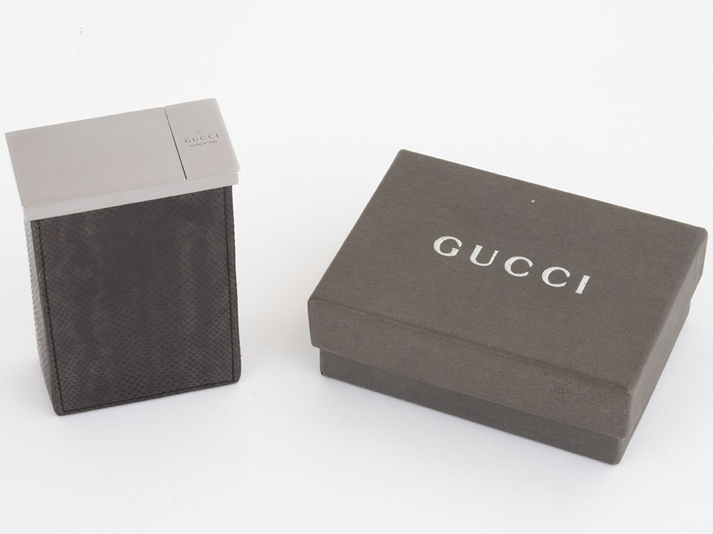 GUCCI（グッチ） シガレット ケース タバコケース グレー 03009591559
