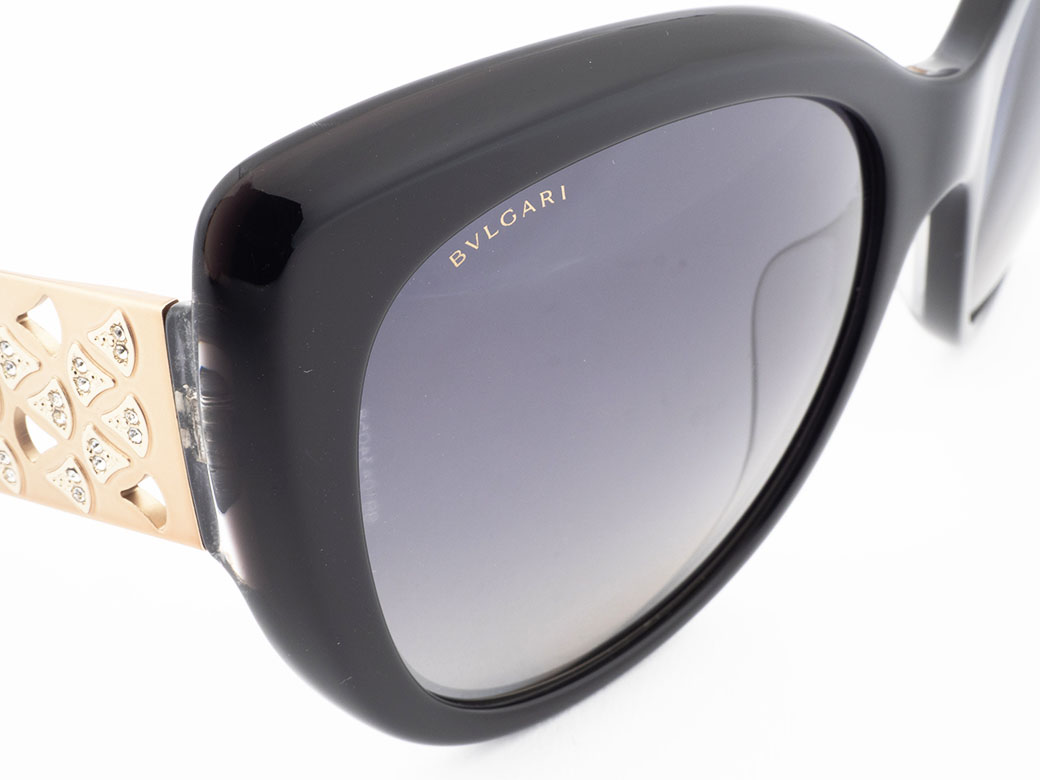 【新品未使用箱あり‼️】 BVLGARI Occident グレー サングラス BVLGARI（ブルガリ） サングラス 眼鏡 8198-B-F プラスチック ブラック