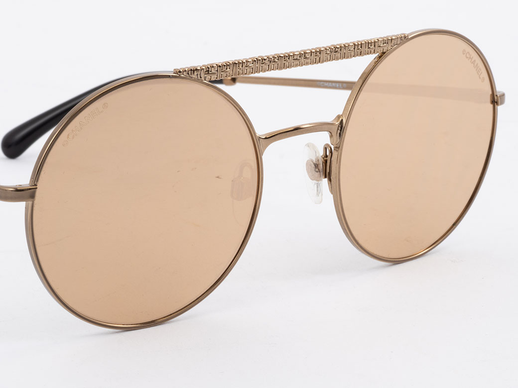 CHANEL（シャネル） ミラーサングラス 眼鏡 4232 メタルxプラスチック