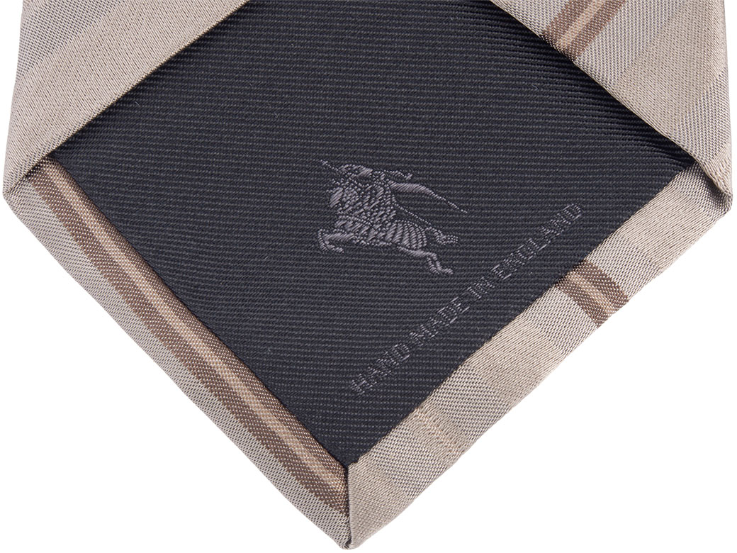 【新品タグ付き】BURBERRY LONDON ネクタイ バーバリー ブラウン BURBERRY - BURBERRY LONDON バーバリーロンドン ネクタイ シルク100