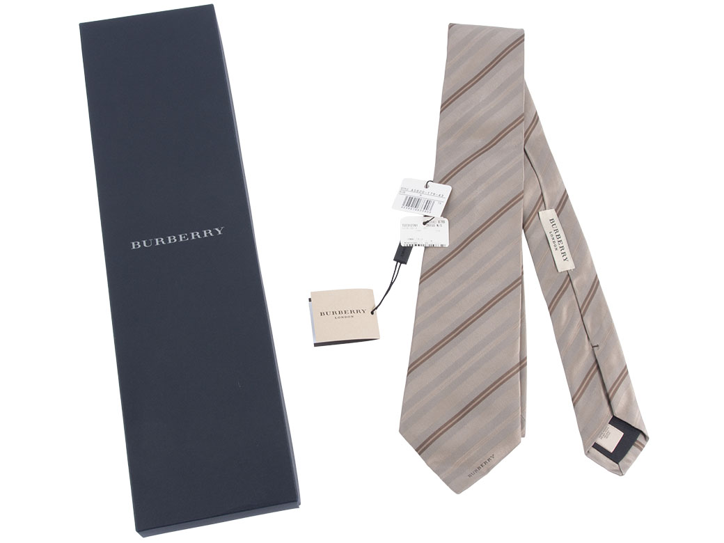 BURBERRY（バーバリー） バーバリーロンドン ネクタイ シルク ベージュ