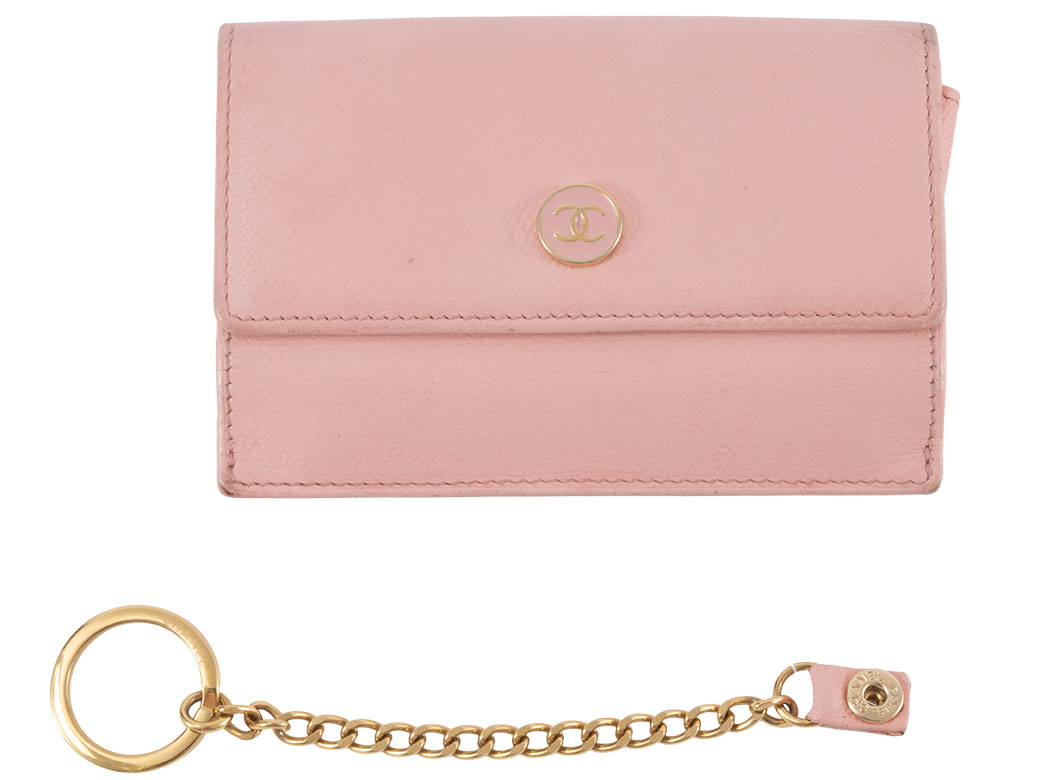 CHANEL（シャネル） ココボタン キーリング付き コインケース 小銭入れ