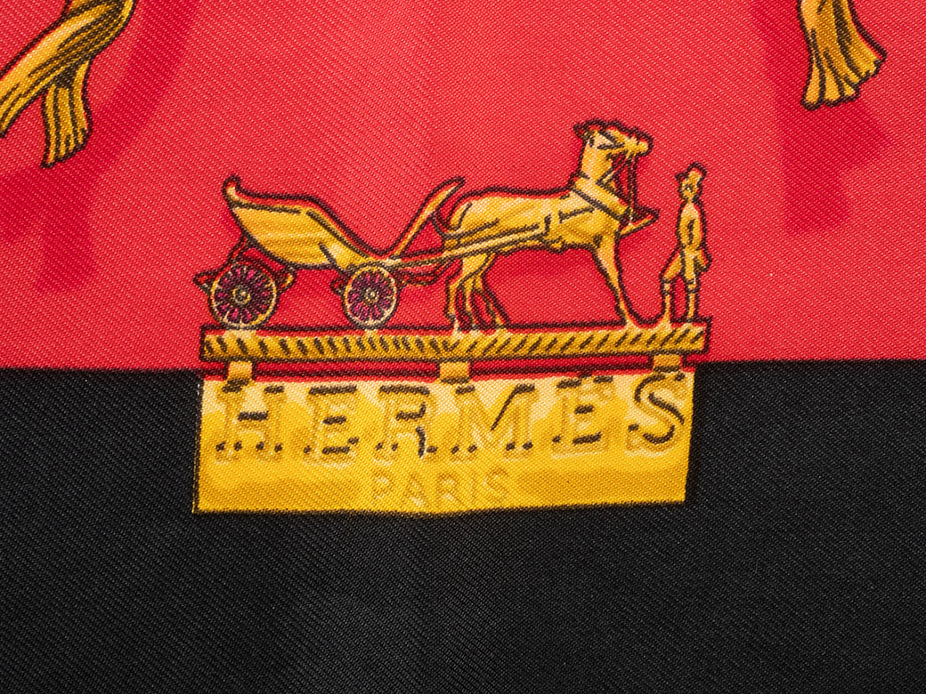 HERMES（エルメス） スカーフ カレ90 クリップ Clips シルク レッド