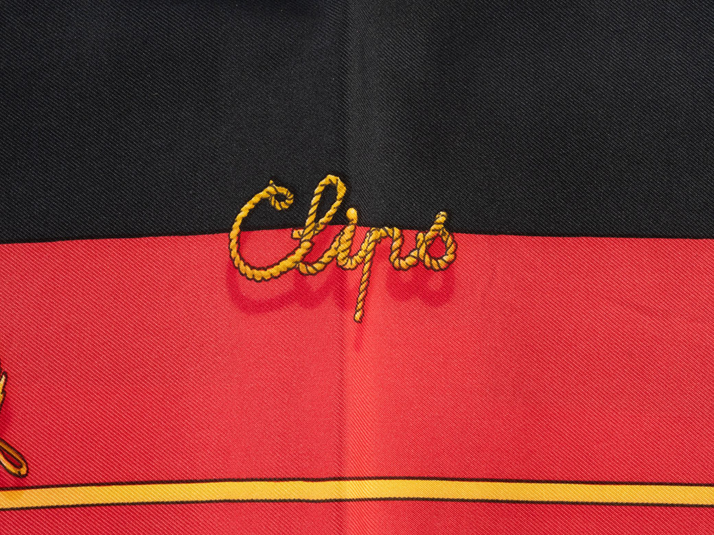 HERMES（エルメス） スカーフ カレ90 柄 中古 クリップ Clips シルク