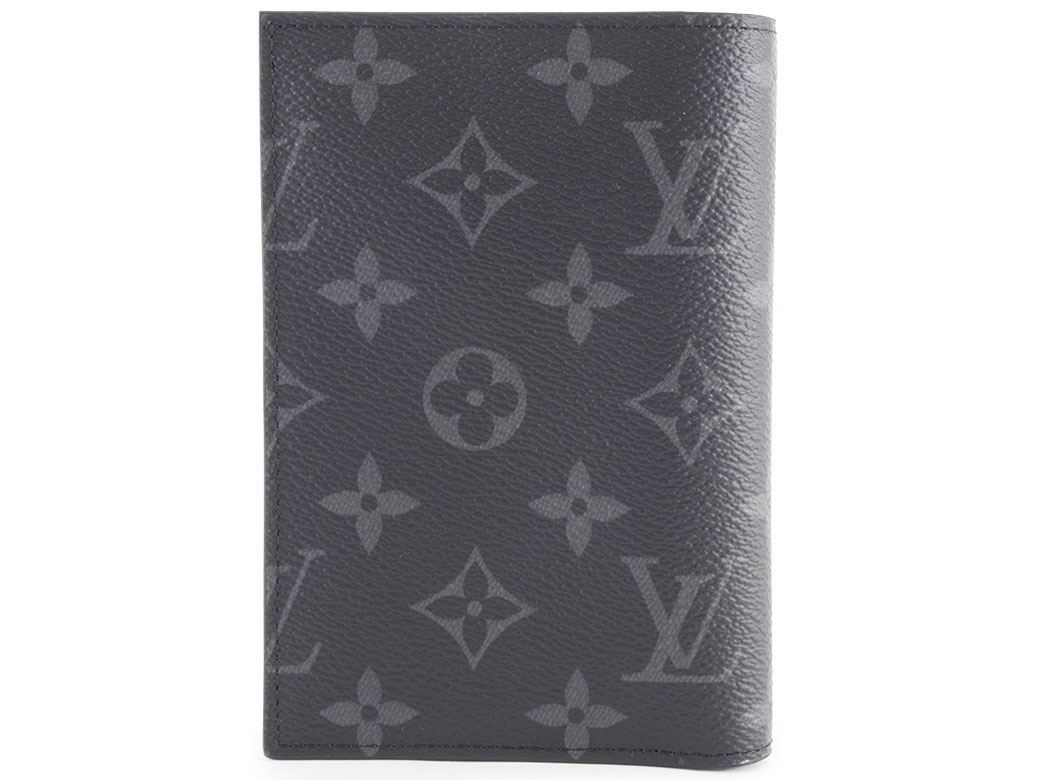 ルイヴィトン モノグラム エクリプス パスポートケース グレー LOUIS VUITTON（ルイ・ヴィトン） ルイ ヴィトン パスポートカバー