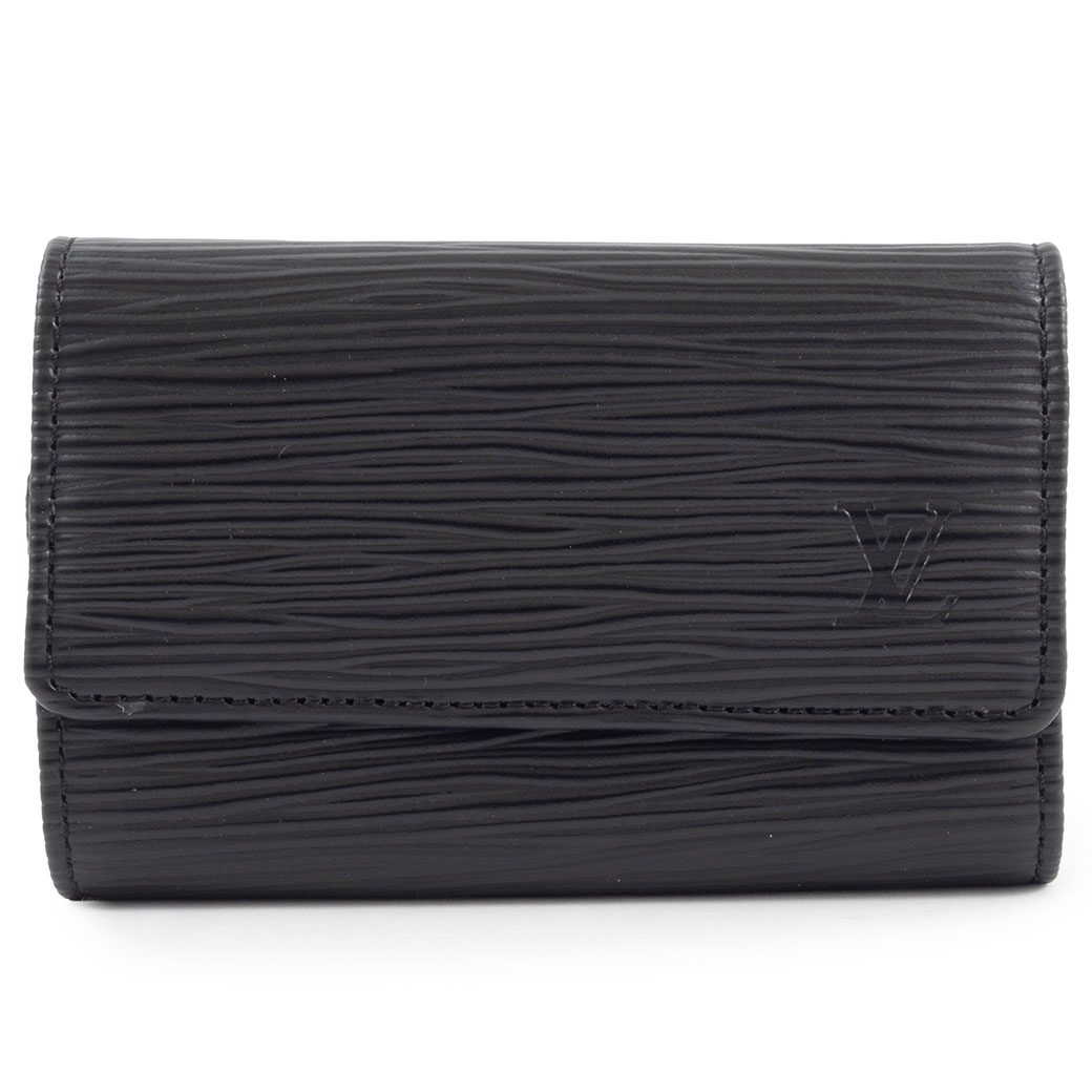 LOUIS VUITTON ルイヴィトン キーケース ミュルティクレ6 M63812 ブラック エピ ユニセックス シルバー金具【本物保証】 LOUIS VUITTON（ルイ・ヴィトン） ルイ ヴィトン キーケース