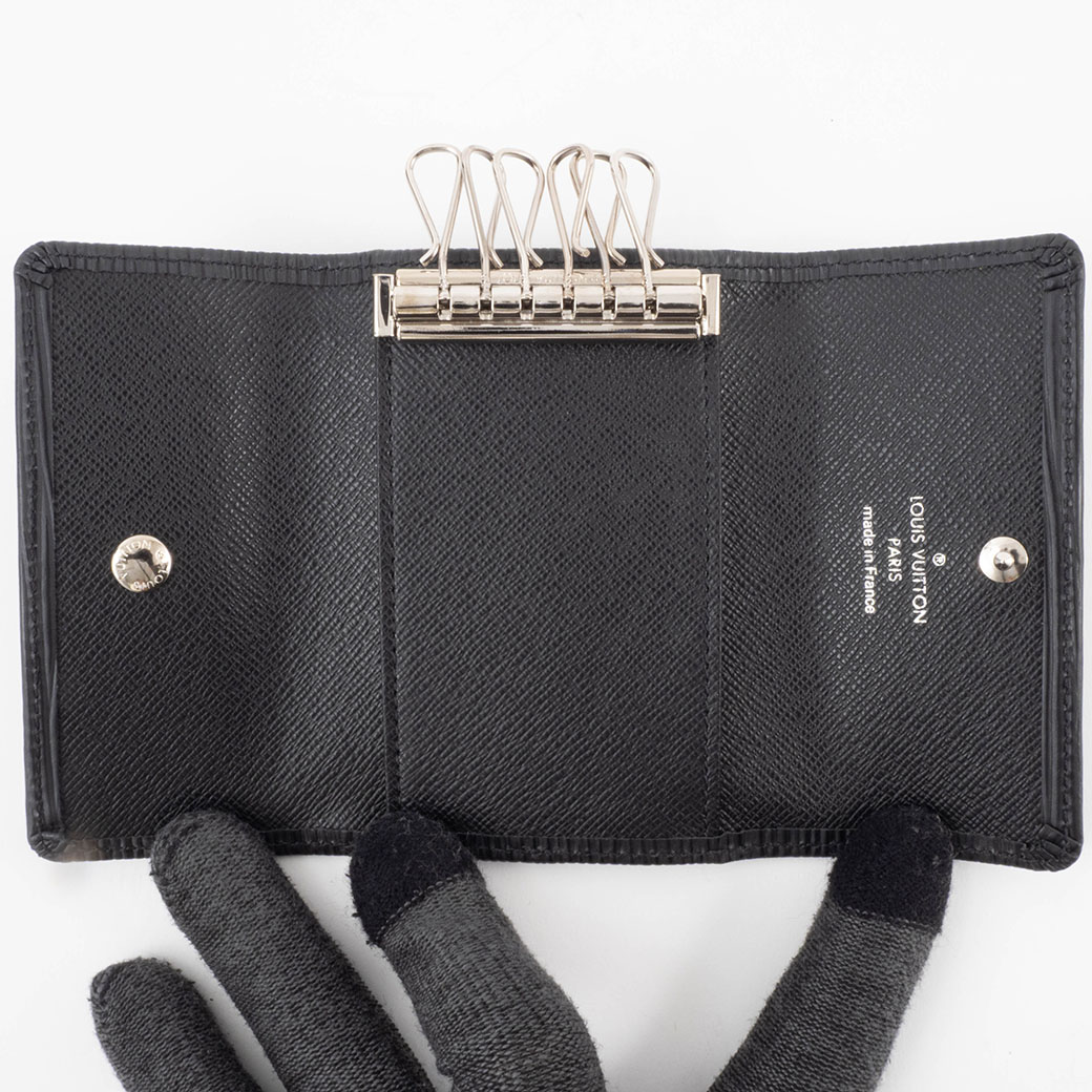LOUIS VUITTON ルイヴィトン キーケース ミュルティクレ6 M63812 ブラック エピ ユニセックス シルバー金具【本物保証】 LOUIS VUITTON（ルイ・ヴィトン） ルイ ヴィトン キーケース