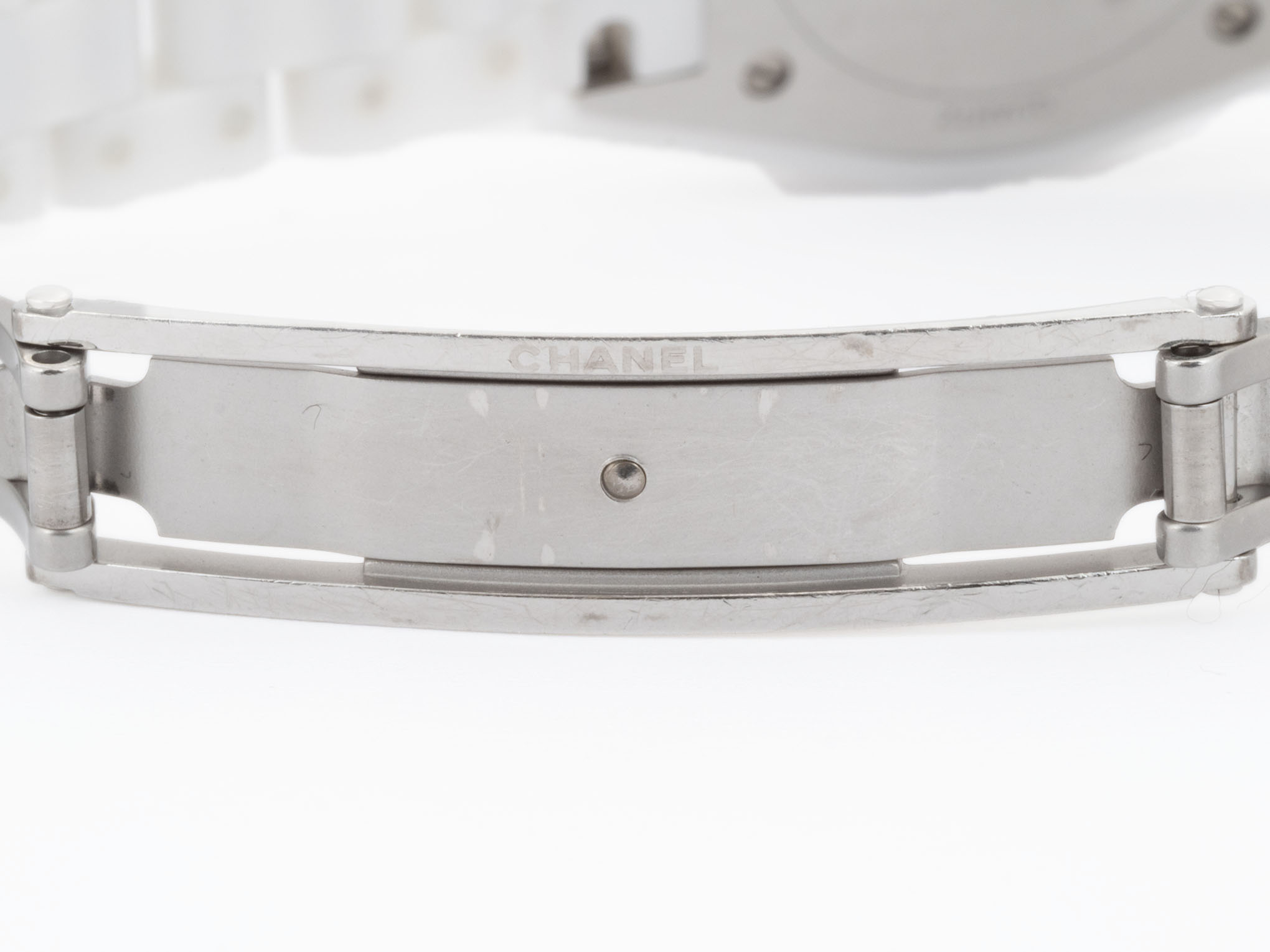 シャネル J12 8Pダイヤ 29mm 腕時計 H2572 ホワイトセラミック
