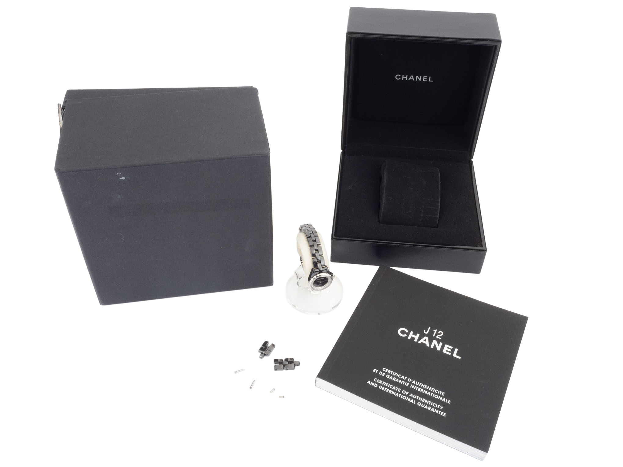 CHANEL（シャネル） J12XS サークルダイヤ 19mm 腕時計 H5235 ブラック