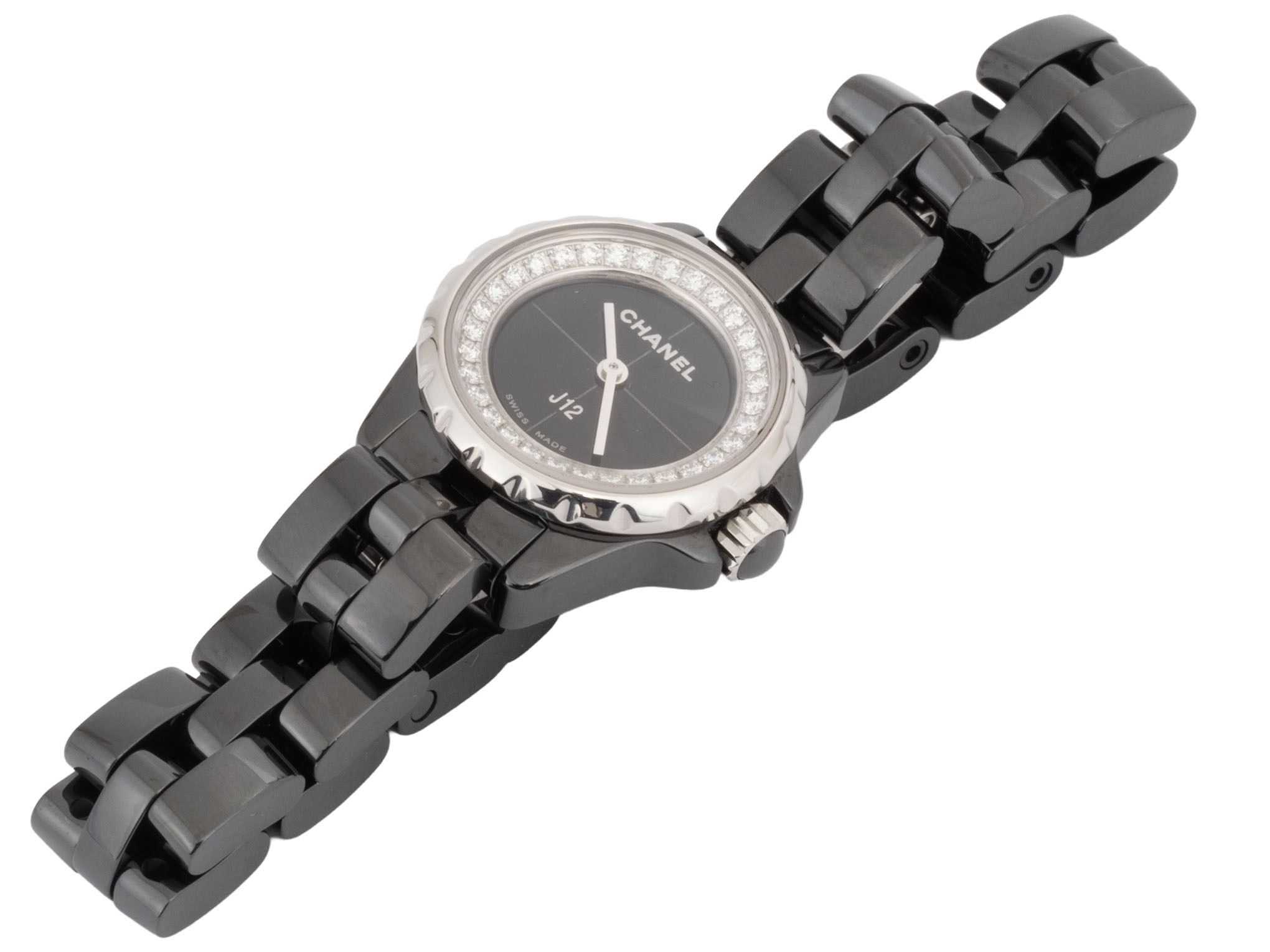 CHANEL（シャネル） J12XS サークルダイヤ 19mm 腕時計 H5235 ブラック