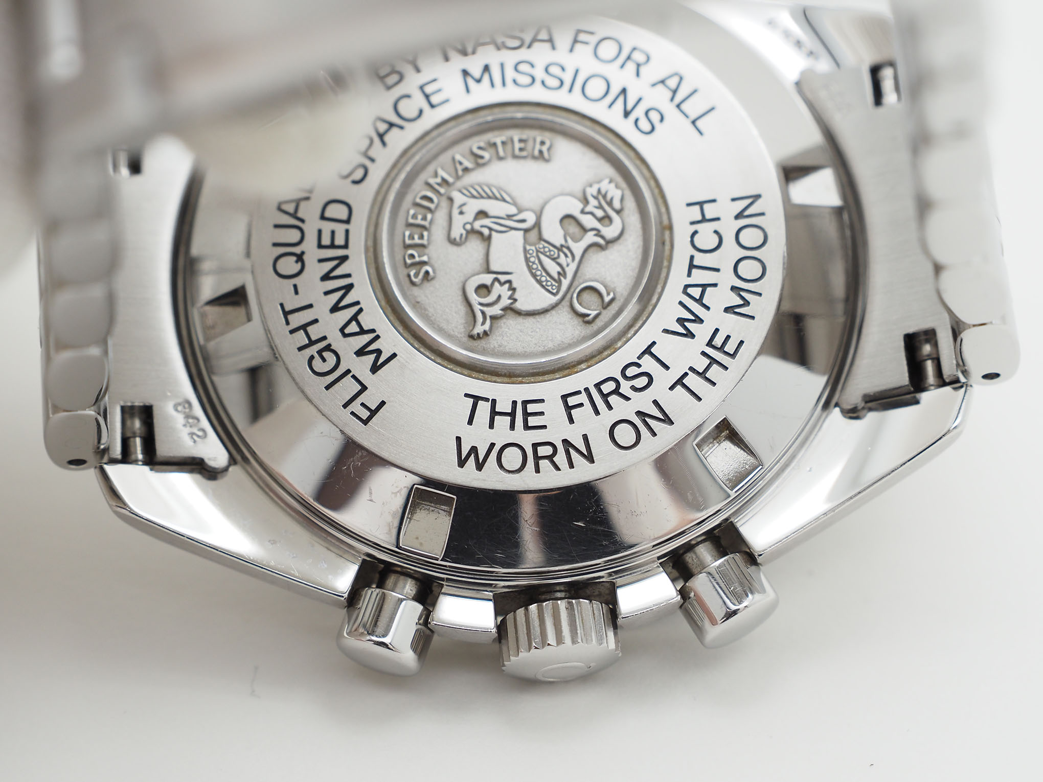 オメガ スピードマスター プロフェッショナル ミッションズ アポロ16号 41mm 腕時計 3597.19 シルバー メンズ OMEGA 中古｜brandshop-uprise｜08